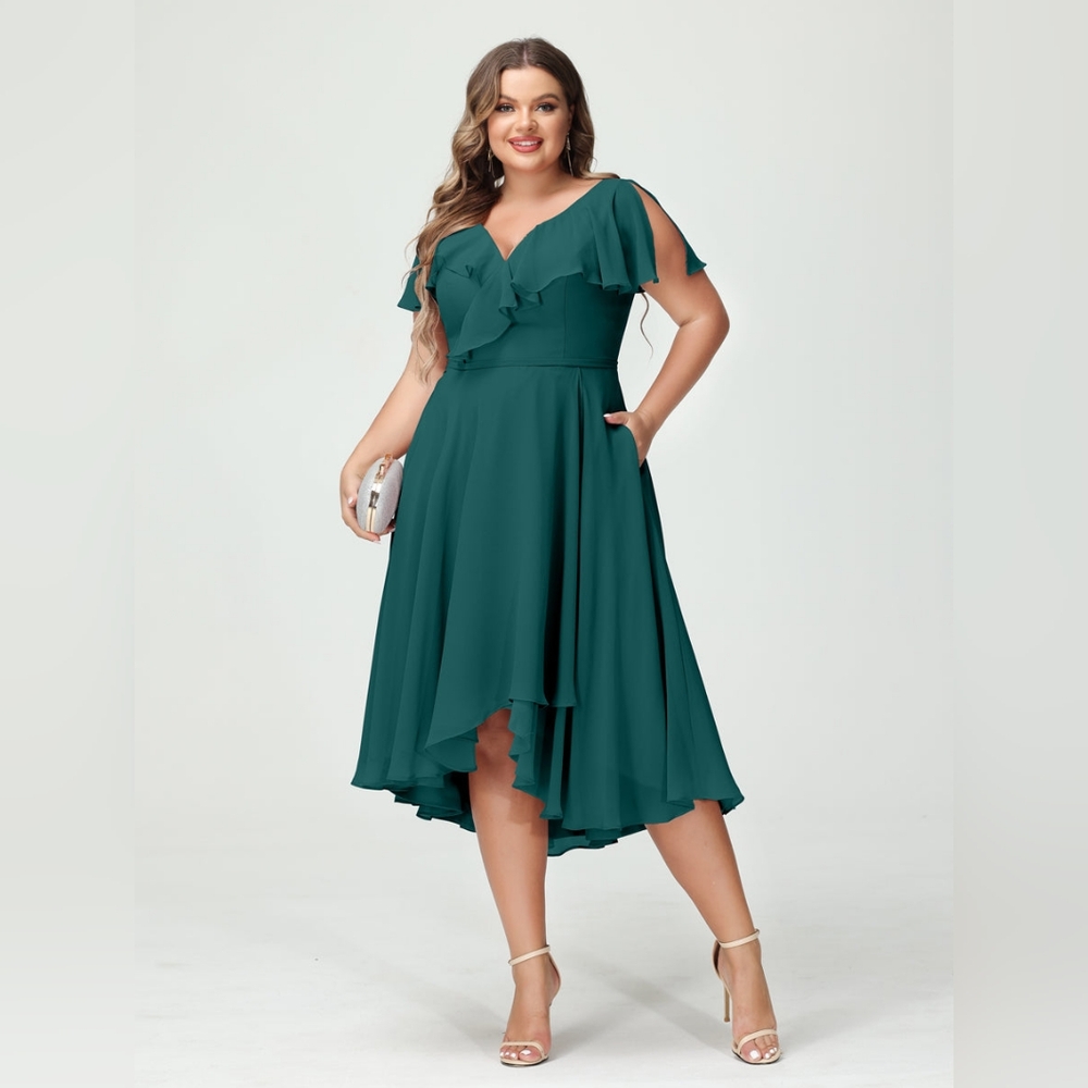 LAVETIR "MYLA" PLUS-SIZED DRESS